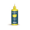 Peinture acrylique - Jaune foncé - Tous supports - Opaque - Indélébile - Darwi - 80ml