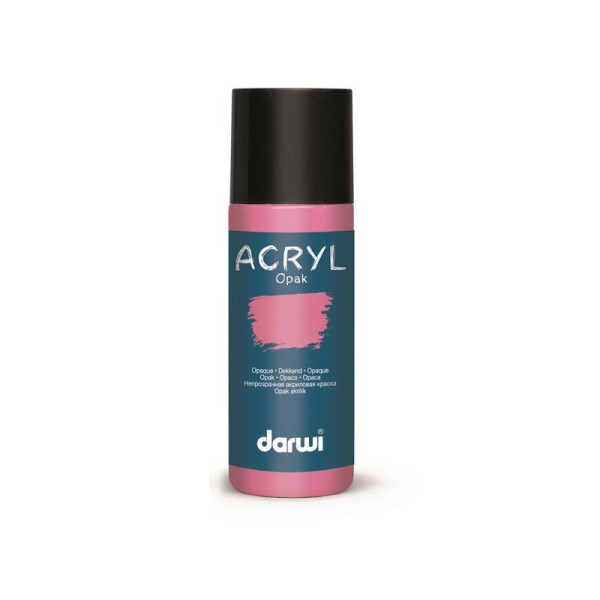 photo-Peinture acrylique - Sorbet - Tous supports - Opaque - Indélébile - Darwi - 80ml