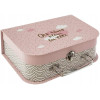 Valisettes - Boîtes - 3 tailles - Enfant - Chambre - Rose/Blanc - Atmosphera