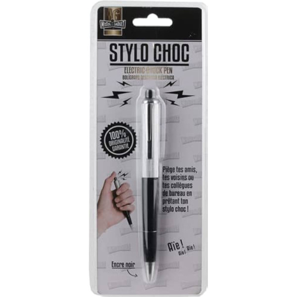 Jeu - Humour - Farce - Chewing-gum électrochoc + Stylo qui produit des décharges électriques