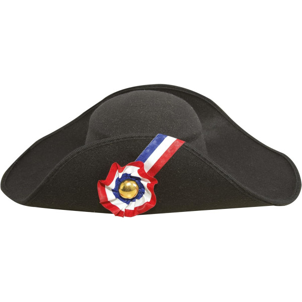 photo-Chapeau de Napoléon - Déguisement - Bicorne - Adulte - Taille unique - Noir