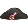 photo-Chapeau de Napoléon - Déguisement - Bicorne - Adulte - Taille unique - Noir