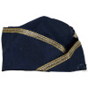 photo-Chapeau hôtesse de l'air - Déguisement - Bleu/Or - Taille unique