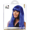 photo-Perruque - Bleu - Avec frange - Déguisement - Cheveux longs