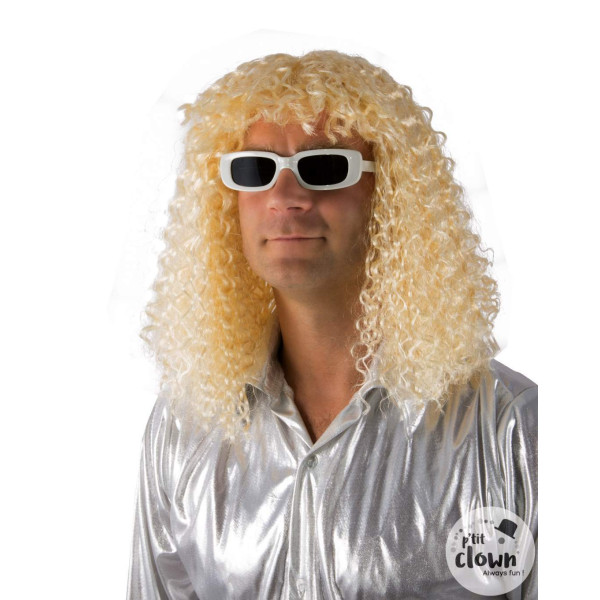 Lunettes de soleil - Blanche - Michel P - Disco - Déguisement - Soirées