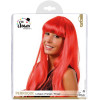 photo-Perruque - Rouge - Avec frange - Déguisement - Cheveux longs - Femme