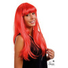 Perruque - Rouge - Avec frange - Déguisement - Cheveux longs - Femme