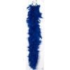 Boa à plumes - Bleu foncé - 160 cm - Déguisement - Fête - Soirées - Cabaret - Charleston