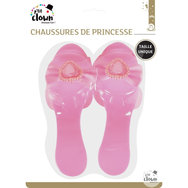 photo-Chaussures de princesse - Rose - Déguisement - Enfant - Taille unique