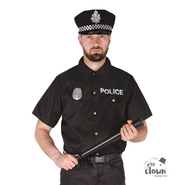 Matraque en plastique - Déguisement - Policier - Gendarme - 50cm - Adulte