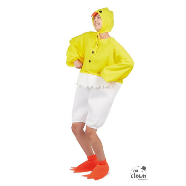 Déguisement - Costume - Poussin - Adulte - Taille unique - Chapeau, tunique, pieds
