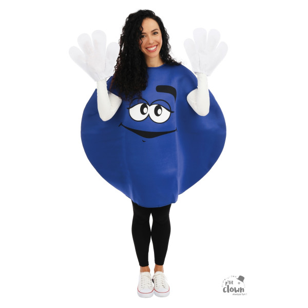 photo-Déguisement - Costume - Bonbon bleu - Adulte - Taille unique - Style M&M's