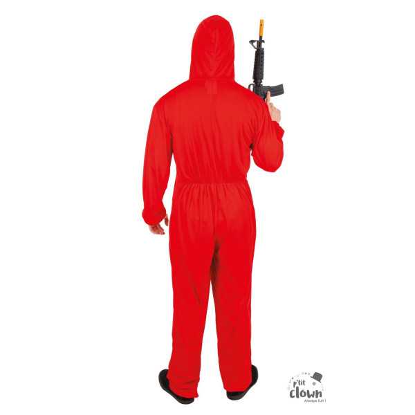 Déguisement - Braqueur - Casa de Papel - Rouge - Adulte - Taille XS