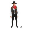 photo-Gilet de cowboy - Pirate - Sans manche - Marron - Déguisement - Taille unique