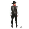 Gilet de cowboy - Pirate - Sans manche - Marron - Déguisement - Taille unique