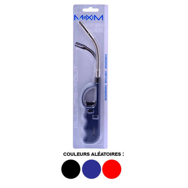 photo-Allume-gaz - Embout flexible - Rechargeable - Pour barbecue, cuisinière, cheminée