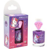 photo-Vernis à ongles - A base d'eau - Rose pailleté - Pour enfant - Licorne - Flacon 9ml