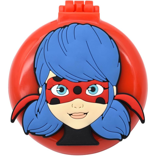 Petite brosse à cheveux - Miroir inclus - Enfant - Miraculous Ladybug