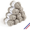 photo-10 pelotes de laine - Pavé - 50% Laine mérinos 50% acrylique - Bergère de France - Image