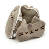 Coussin de voyage - Avion, voiture, train - Coussin - Masque yeux - Chat