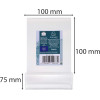 Mini chevalet - Pour document - 100x100x75mm - Plastique - Transparent - A poser