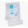 Mini chevalet - Pour document - 100x110x150mm - Plastique - Transparent - A poser