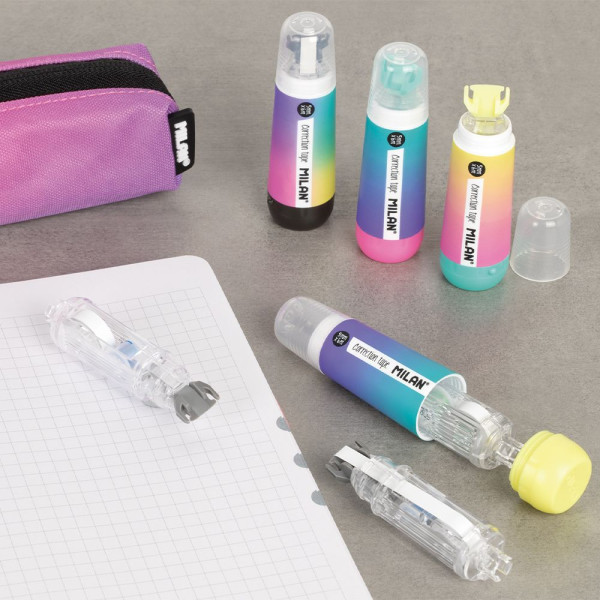 Ruban correcteur - Souris de correction - Ruban 6mx5mm - Pour l'école - Milan