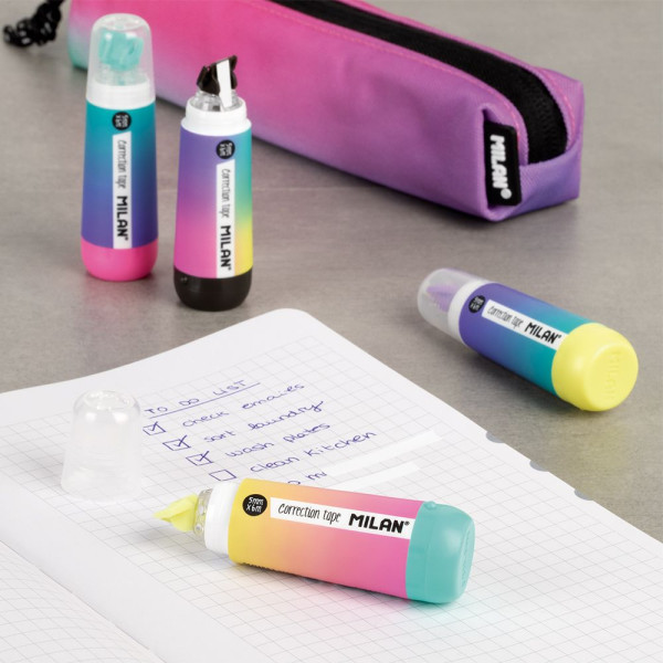 Ruban correcteur - Souris de correction - Ruban 6mx5mm - Pour l'école - Milan