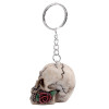 Porte-clés - Crâne romantique - Rose - Décoration - Original
