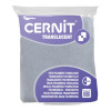 Pâte polymère - A cuire - Pâte à modeler - Glitter argent - Bloc de 56g - Cernit - Translucent