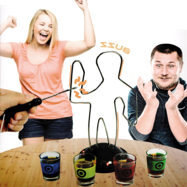 Jeu à boire - Jeu d'adresse - Le fil chaud - Soirées - Amis - Avec shooters