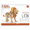 photo - Maquette - Puzzle - 3D - Mécanique - Lion - 48 pièces - Dès 8 ans