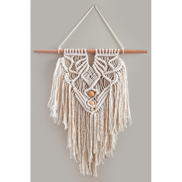 Kit créatif - Macramé - Bohème - À suspendre - Accessoires inclus - Graine créative
