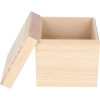 Boîte - Carré - Bois - A personnaliser - 12x12x12cm - Artemio