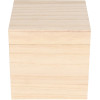 photo - Boîte - Carré - Bois - A personnaliser - 12x12x12cm - Artemio
