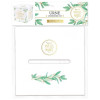 photo - Urne - Blanche et dorée - Carré - Mille mercis - Mariage - Carton - 20x20x20cm