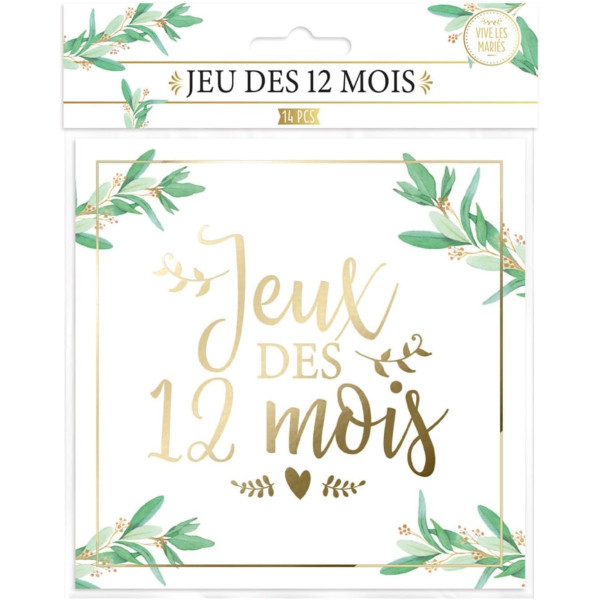 photo - Jeu des 12 mois - Animation - Mariage - Vive les mariés
