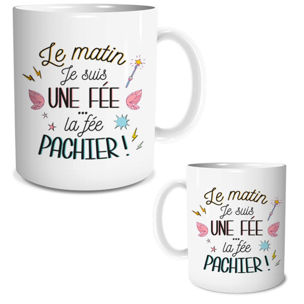 photo - Tasse - Mug - Avec anse - Le matin je suis une fée - Humour - Idées cadeaux