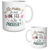 photo - Tasse - Mug - Avec anse - Le matin je suis une fée - Humour - Idées cadeaux