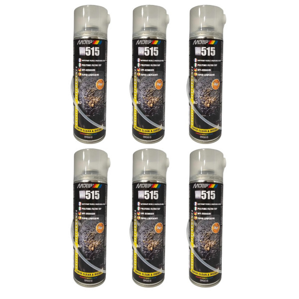 photo-Produit nettoyant FAP - Filtres à particules - Moteur diesel - Action rapide - 6 bombes - Motip