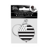 photo-Cendrier de poche - Porte-clés intégré - Drapeau breton - Métal - Pour fumeur