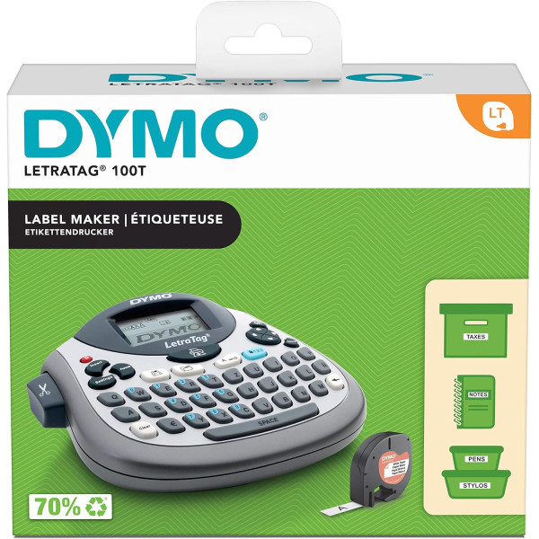 photo - Etiqueteuse - Titreuse - Portable - Clavier QWERTY - Dymo - Letratag 100T