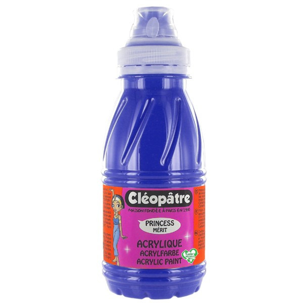 photo- Peinture acrylique Princess Mérit - Bleu outremer - 250 ml - Cléopâtre