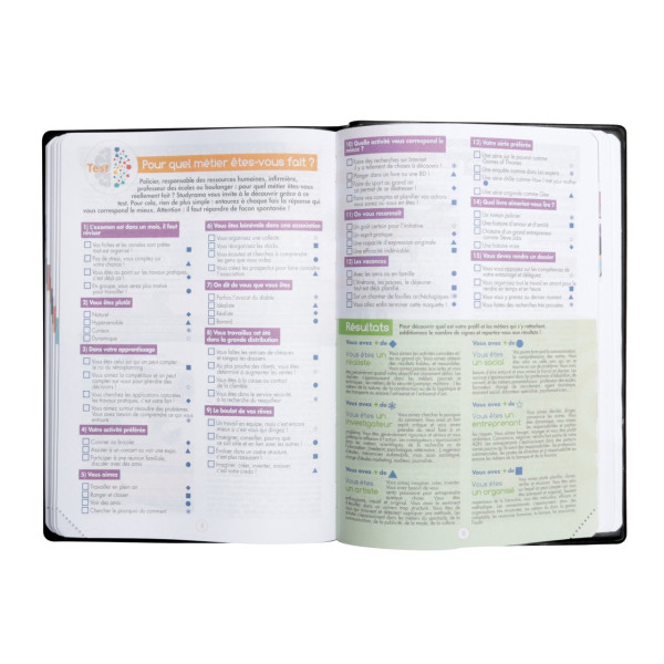 Agenda - 2026/2027 - Etudiant - Noir - 1page par jour - Septembre à septembre - Exacompta