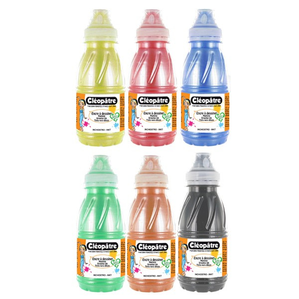 photo - Encre à dessiner - 250ml - Lot de 6 - Cléopâtre