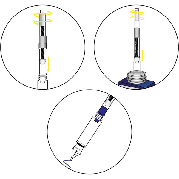 3 pompes pour remplir cartouche d'encre standard - Convertisseur - Online