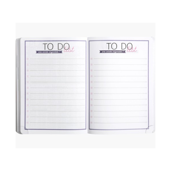 Agenda - 2026/2027 - Scolaire - Rose pastel - 1jour par page - Septembre à Septembre - Exacompta