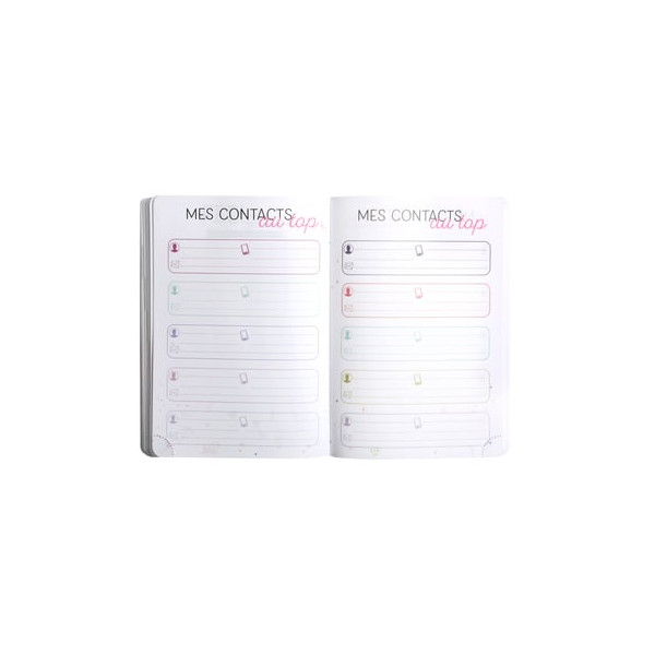 Agenda - 2026/2027 - Scolaire - Bleu pastel - 1jour par page - Septembre à Septembre - Exacompta