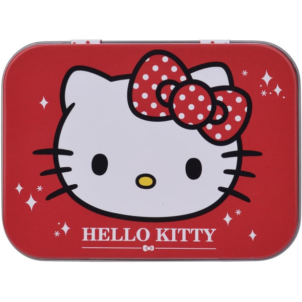 photo-Boîte de pansements - Enfant - Hello Kitty - 24 pansements avec paillettes