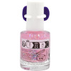 Vernis à ongles - A base d'eau - Rose pailleté - Pour enfant - Hello Kitty - Avec bague
